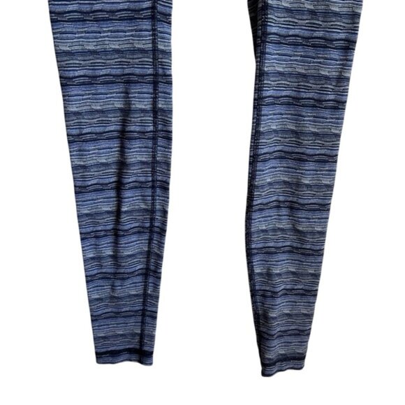 Lululemon Wunder Under Pant III Size 4 Space Dye Twist Sapphire Blue Multi - Picture 5 of 12